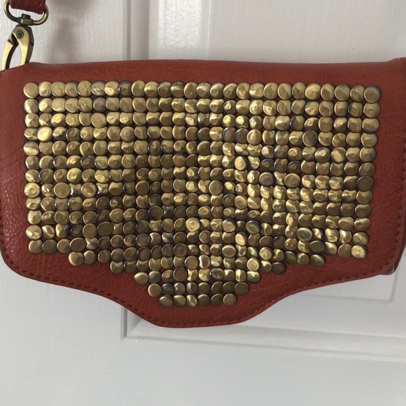 Francesca's Collections Handbags - Francesca’s burnt orange/ gold  purse